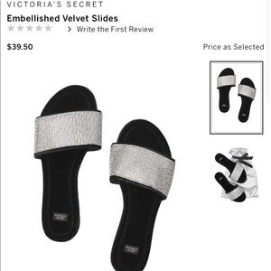 Victoria secret embellished slides